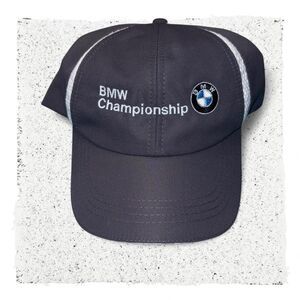 Bmw Men's Black and Grey Hat